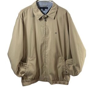 Tommy Hilfiger golf bomber jacket lightweight windbreaker Size L 90s Y2K classic